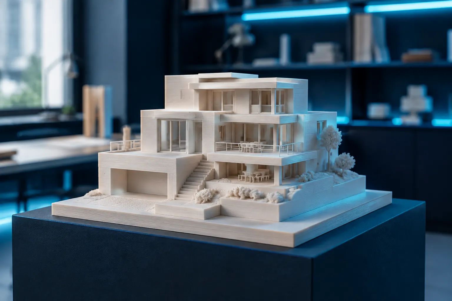 Maquete arquitetônica impressa em 3D